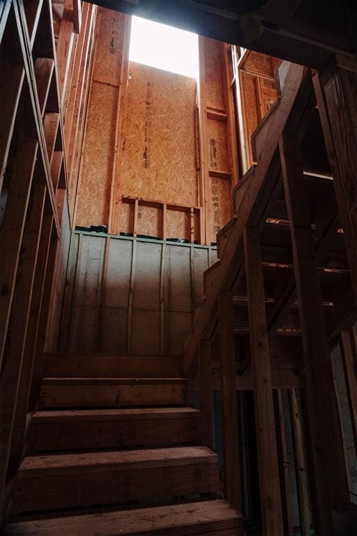 view of stairs