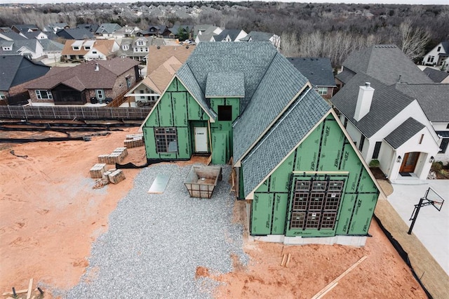 view of front of property featuring a residential view