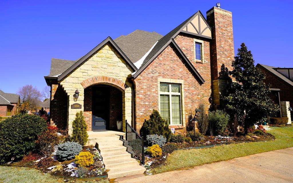 view of tudor-style house