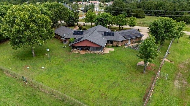 1901 E 15th St, Chandler, OK 74834 - view from above of property