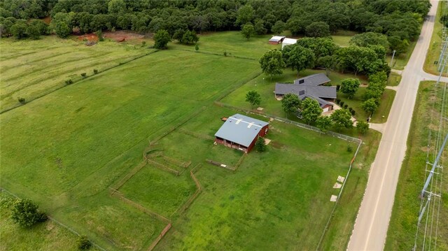 1901 E 15th St, Chandler, OK 74834 - aerial view of property's location featuring rural landscape and a pastoral area