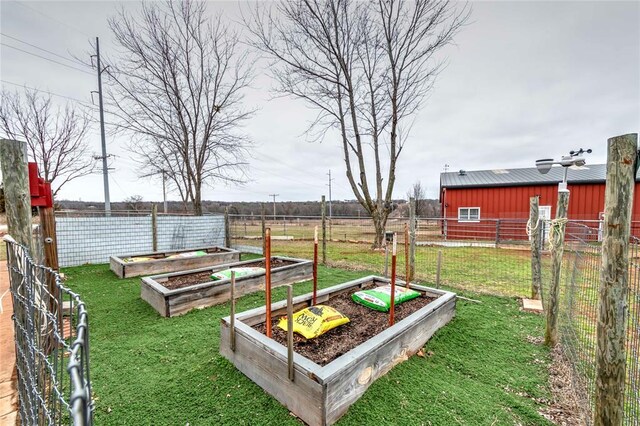 1901 E 15th St, Chandler, OK 74834 - view of yard with a garden