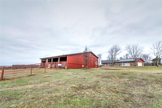 1901 E 15th St, Chandler, OK 74834 - view of yard with an outbuilding and an exterior structure