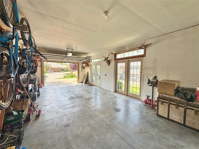 11501 Buckingham Ct, Yukon, OK 73099 - garage with french doors
