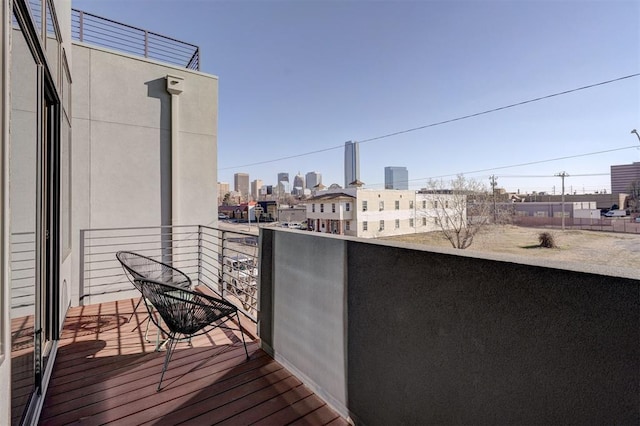841 NW 6th St, Oklahoma City, OK 73106 - balcony featuring a city view