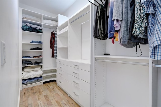 841 NW 6th St, Oklahoma City, OK 73106 - spacious closet with light wood finished floors