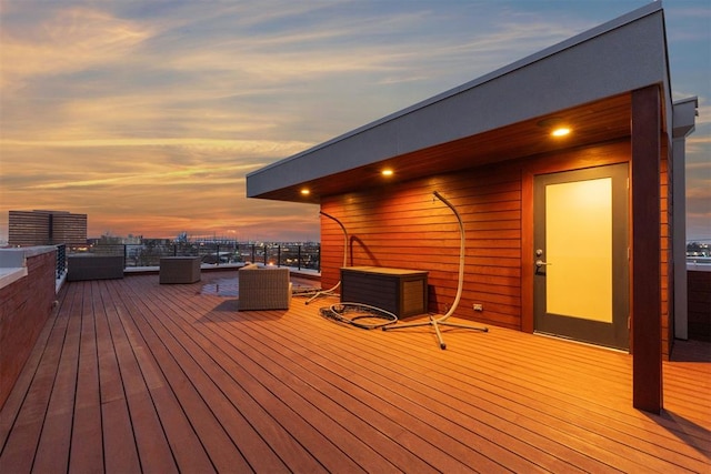 841 NW 6th St, Oklahoma City, OK 73106 - view of deck at dusk
