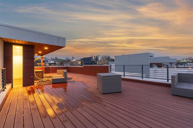 841 NW 6th St, Oklahoma City, OK 73106 - view of deck at dusk