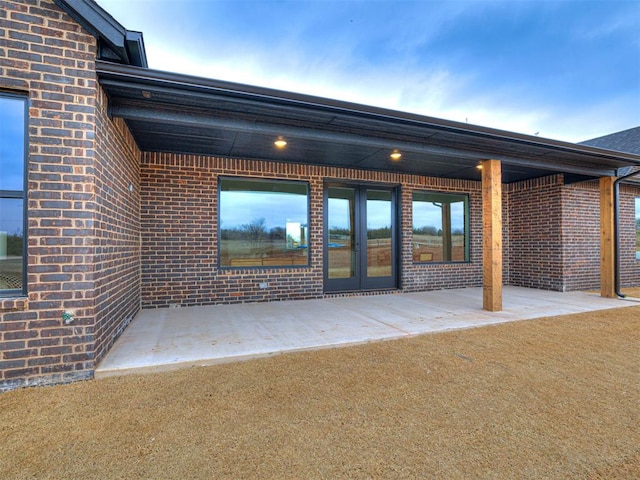 exterior space with a patio