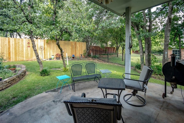 view of patio