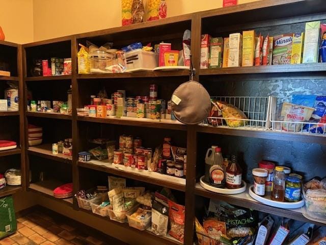 view of pantry