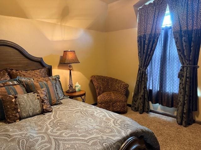 bedroom featuring carpet flooring