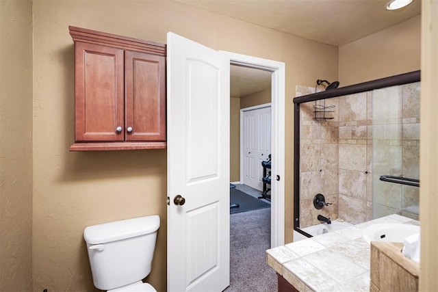 404 N Bryan Ave, Mangum, OK 73554 - bathroom with toilet and vanity