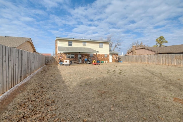 view of back of property