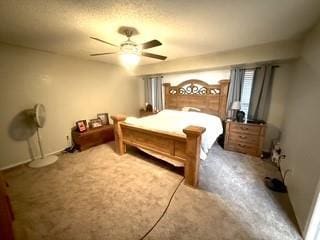 bedroom with a ceiling fan