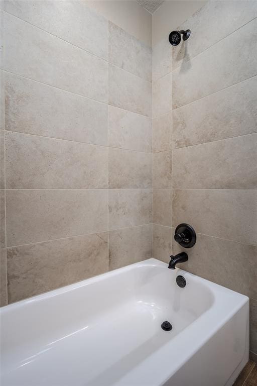 bathroom featuring shower / tub combination