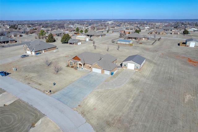 birds eye view of property featuring a residential view