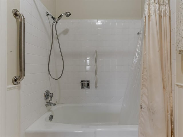 7000 N Libby Ave, Oklahoma City, OK 73132 - bathroom with shower / bath combination with curtain