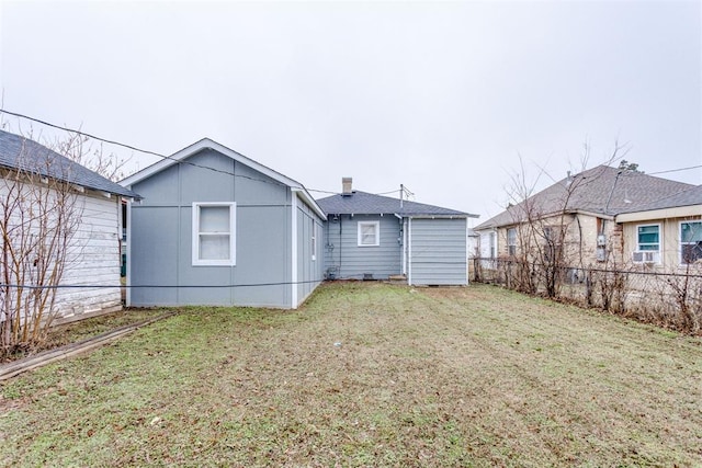 1617 NW 31st St, Oklahoma City, OK 73118 - rear view of property featuring a lawn