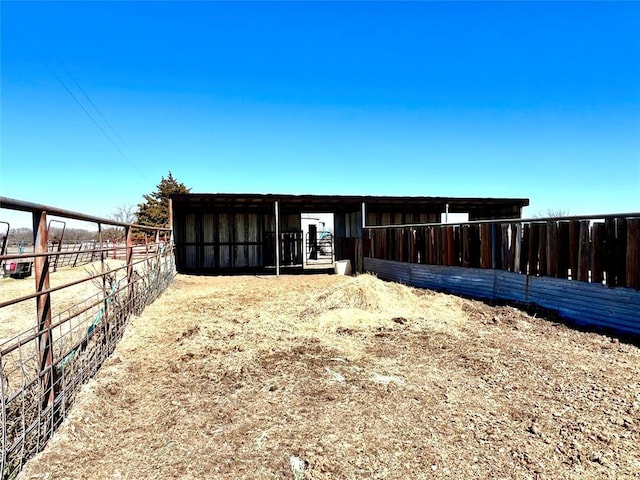 view of stable