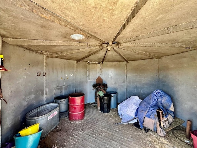 view of storage room