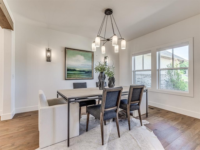 7308 Sunset Sail Ave, Edmond, OK 73034 - dining area with baseboards and light wood finished floors