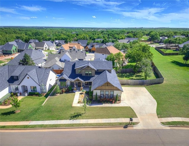 7308 Sunset Sail Ave, Edmond, OK 73034 - birds eye view of property with a residential view