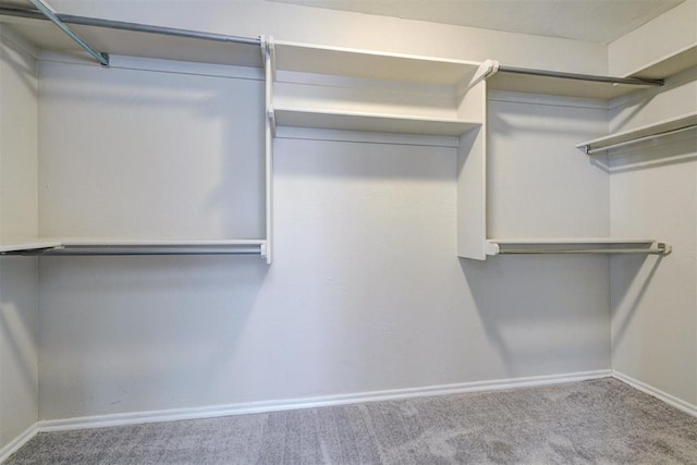 8016 Heather Glen Dr, Yukon, OK 73099 - walk in closet featuring carpet flooring
