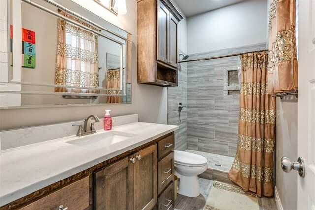3910 Sienna Rdg, Newcastle, OK 73065 - full bath featuring toilet, vanity, and a shower stall