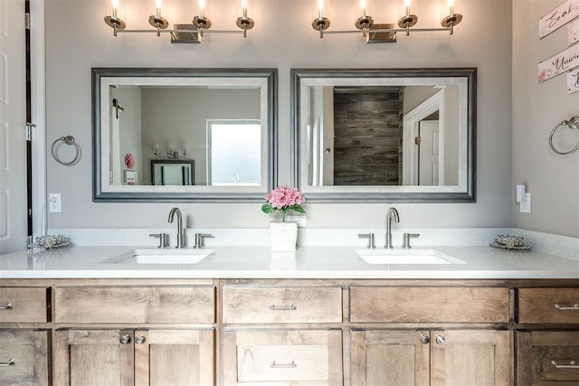 3910 Sienna Rdg, Newcastle, OK 73065 - bathroom featuring double vanity and a sink