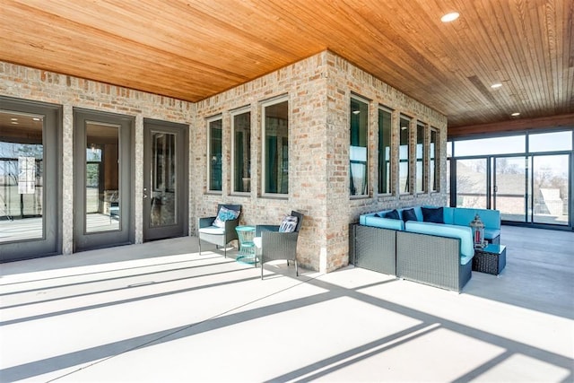 3910 Sienna Rdg, Newcastle, OK 73065 - view of patio with outdoor lounge area