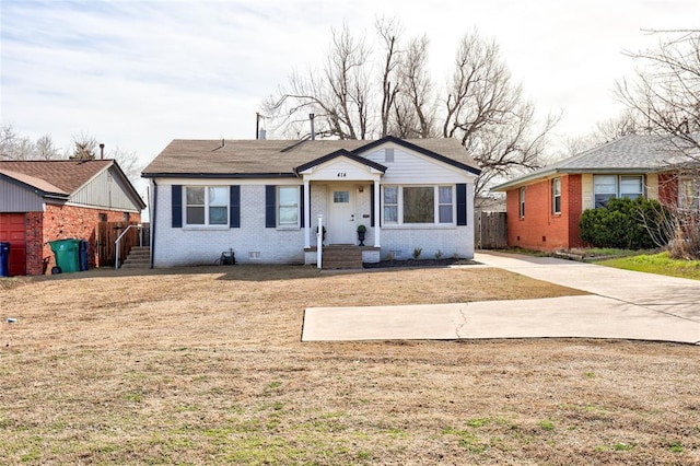 414 NW 50th St, Oklahoma City, OK 73118 - view of front facade with brick siding