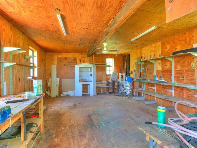 17826 240th St, Washington, OK 73093 - miscellaneous room featuring a workshop area