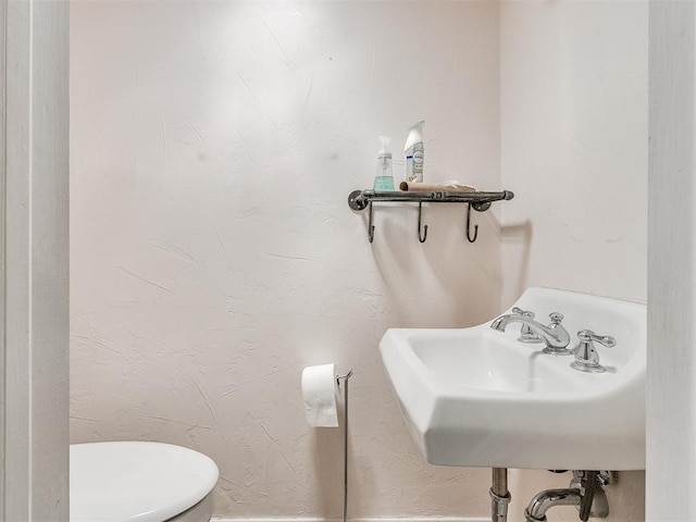 17826 240th St, Washington, OK 73093 - half bath with toilet and a sink