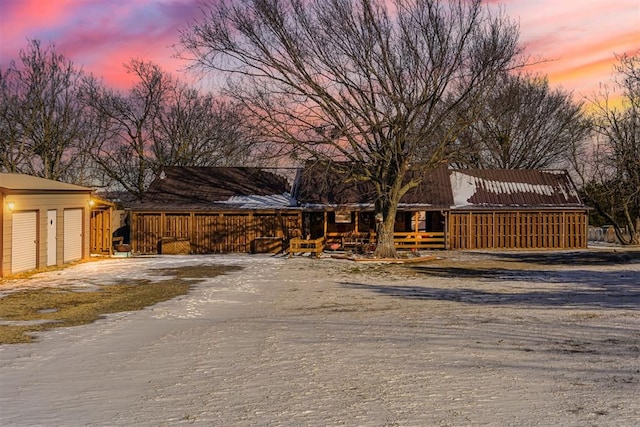 exterior space with driveway