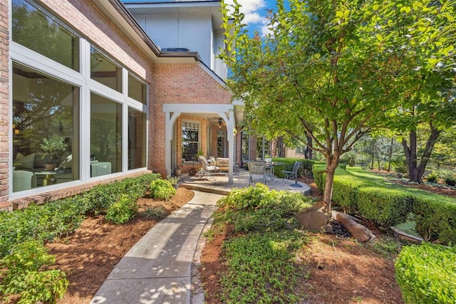 exterior space with a patio area