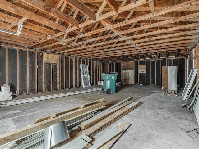 miscellaneous room featuring a garage