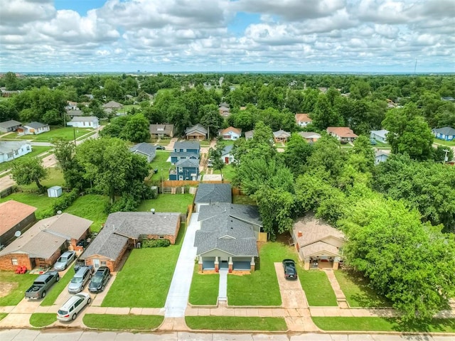 1413 NE 14th St, Oklahoma City, OK 73117 - aerial perspective of suburban area