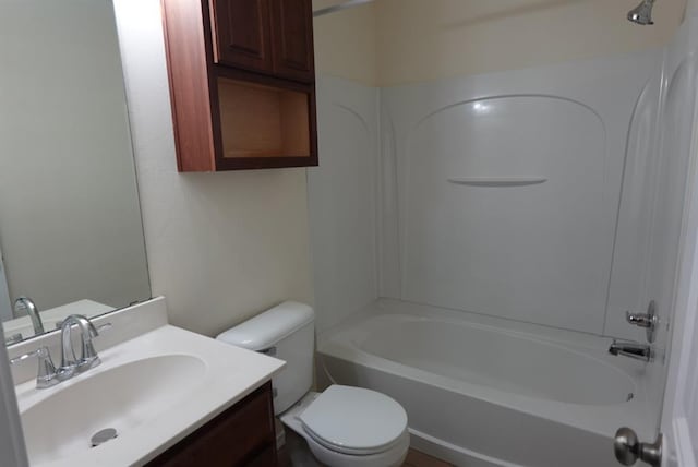 2841 NW 184th Ter, Edmond, OK 73012 - full bath with shower / bathing tub combination, vanity, and toilet