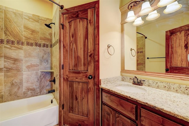4220 Caribou St, Tuttle, OK 73089 - full bathroom featuring tub / shower combination and vanity