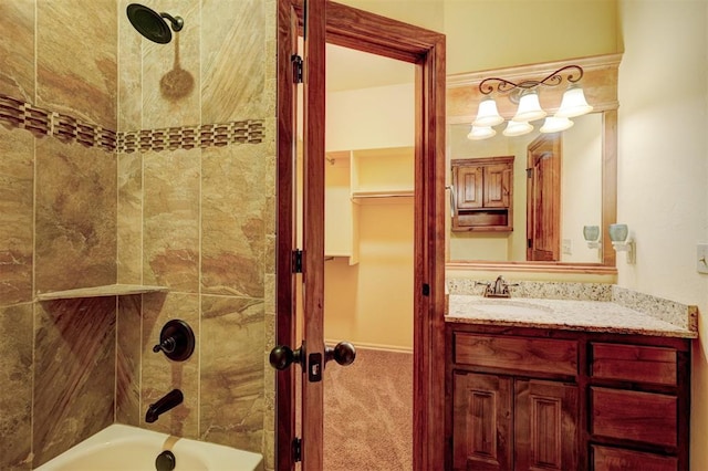 4220 Caribou St, Tuttle, OK 73089 - bathroom with bathing tub / shower combination and vanity
