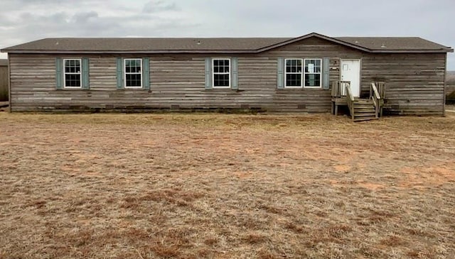 view of back of property