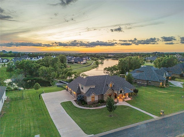 drone / aerial view