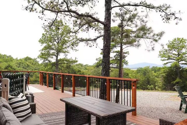 161720 N 4335th Rd, Clayton, OK 74536 - view of wooden terrace