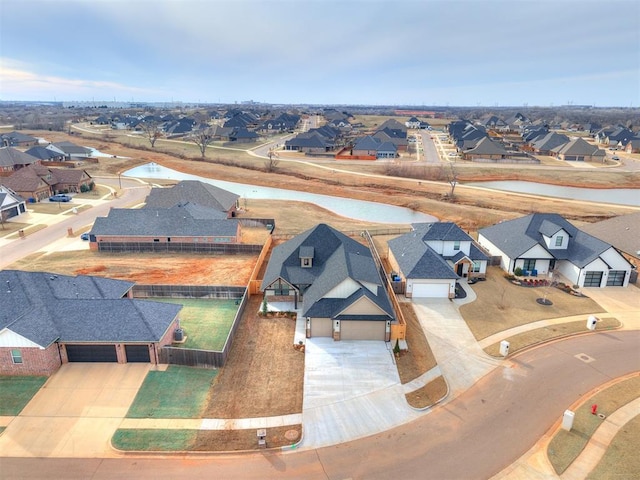 bird's eye view featuring a residential view