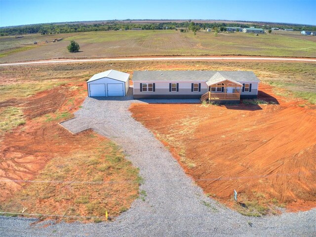 28992 Oakwood Meadows Dr, Cashion, OK 73016 - drone / aerial view featuring a rural view