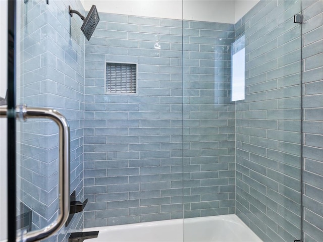 834 NW 72nd St, Oklahoma City, OK 73116 - bathroom with shower / bath combination with glass door