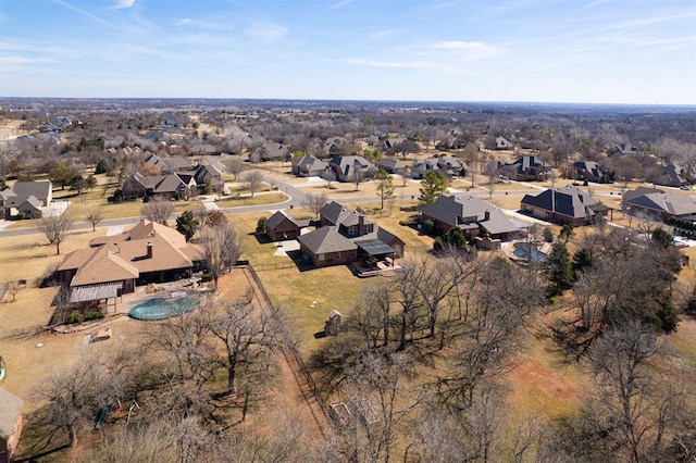 drone / aerial view featuring a residential view