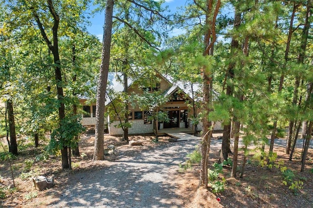 view of chalet / cabin