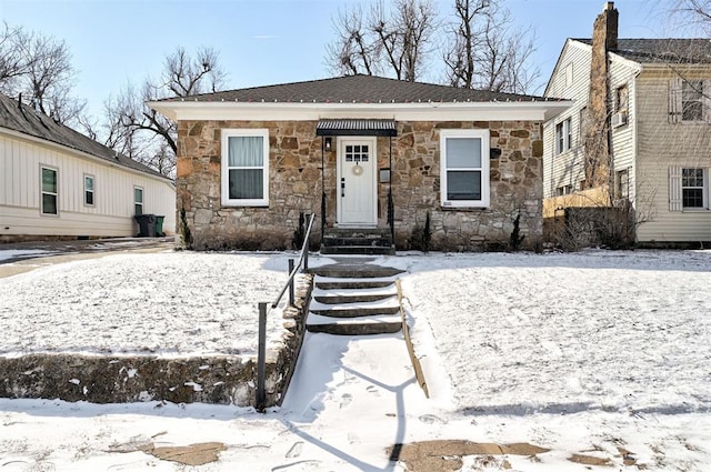 view of bungalow-style house